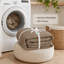 Ensemble d'édredon toutes saisons avec taies décoratives 100% lin Clara-1190569645-1227173685