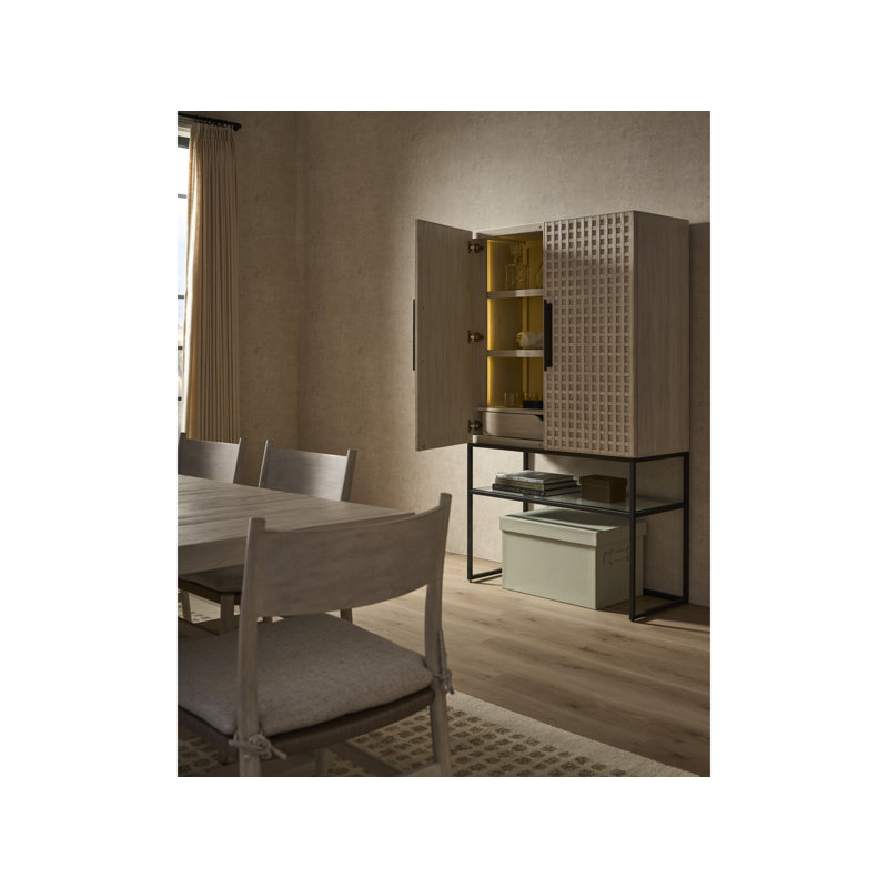 Dwell Bar Cabinet, Ivory