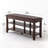 Two-Tier Entryway Shoe Bench With Adjustable Shelves-1834045049
