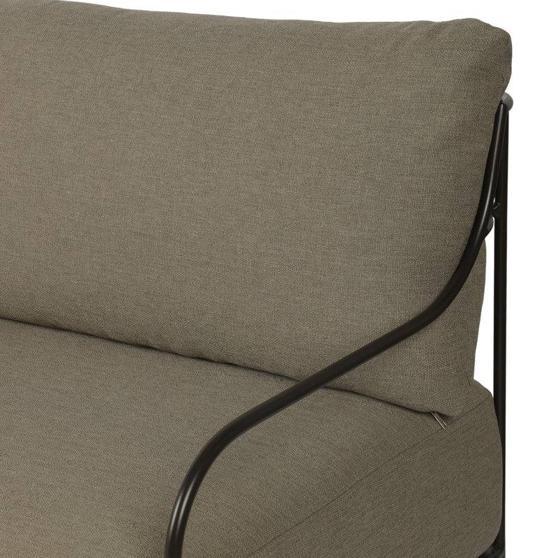 Segovia Outdoor Sofa-78"-Alessi Fawn, Alessi Fawn
