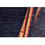 Tapis unique bleu / brun 5 pi 7 po x 9 pi 2 po par Arshs Fine Rugs