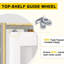 Porte coulissante double en pin 1-Lite-98606589