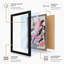 Abstract Pink Gestures Eclectic - Framed Print-2036367528-2036367530