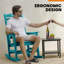 Chaises berçantes d'extérieur en PEHD pour patio-552783073