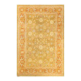 Classic One-of-a-Kind 6' 2" x 9' 3" Hand Knotted Area Rug