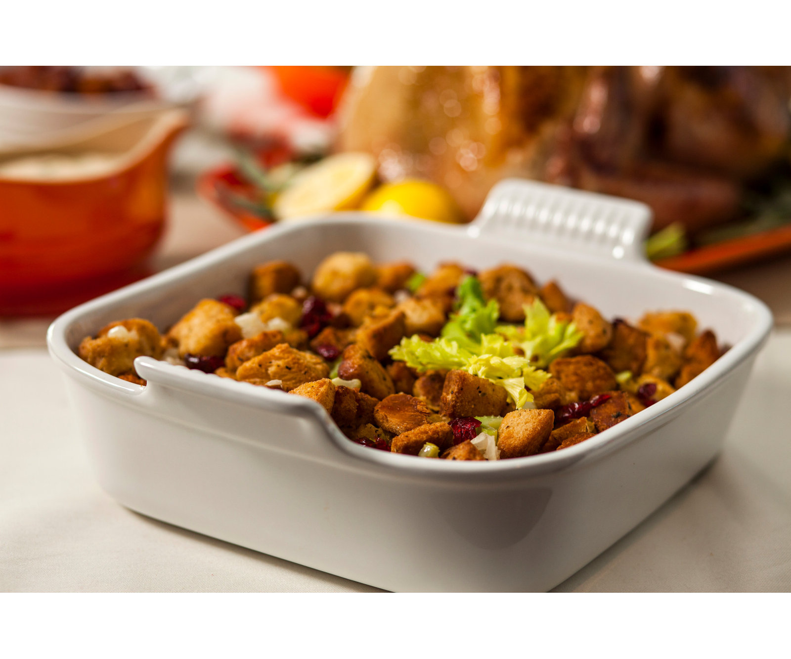 Le Creuset Heritage Square Dish, White, 3 qt.