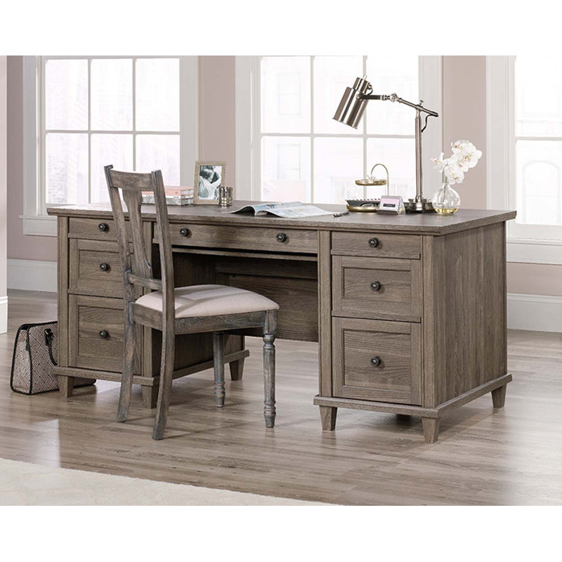 Bureau double Dundalk, Gris