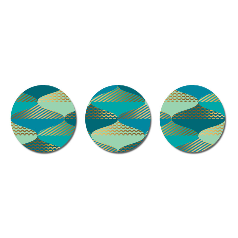 Abstract Wall Decor on Metal