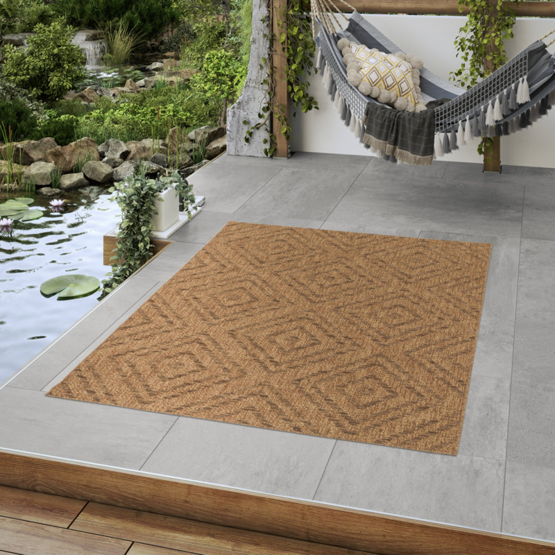 Wimborne Moroccan Indoor / Outdoor Area Rug, Rectangle 120 x 170cm
