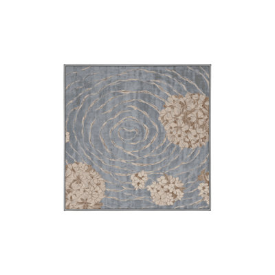 Tapis gris lavable à la machine