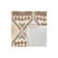 Tapis beige / gris en coton touffeté à la main Kouerga-23818943