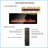 Electric Fireplace 42 Inch Ultra Thin Recessed Wall Mounted with Remote, Multi-Color Flame &amp; LED Heater | Tempered Glass+Sheet Metal+Plastic | Electric-2108629452