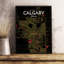 Calgary City Map - Unframed Graphic Art Print on Paper-2115872293-2030630912