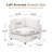 37.4" Heffernan Accent Chair Modular Sectional Sofa-110585083