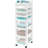 7-Drawer Rolling Storage Organizer With Wheels, Multi-Purpose Plastic Cart For Home, Office, And Craft Supplies