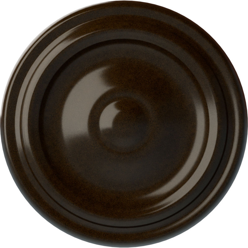 Médaillon de plafond Endurathane Maria, DO 9 5/8 "x P 1 1/8" (convient aux auvents jusqu'à 1 3/4 "), finition bronze peinte à la main