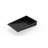 Badeloft 25.2" x 16.1" Stone Resin Undermount Ramp Bathroom Sink UB-04-RL-GBLK in Glossy Black-71991641