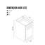 Base de meuble-lavabo simple autoportante de 15 po seulement-92363368