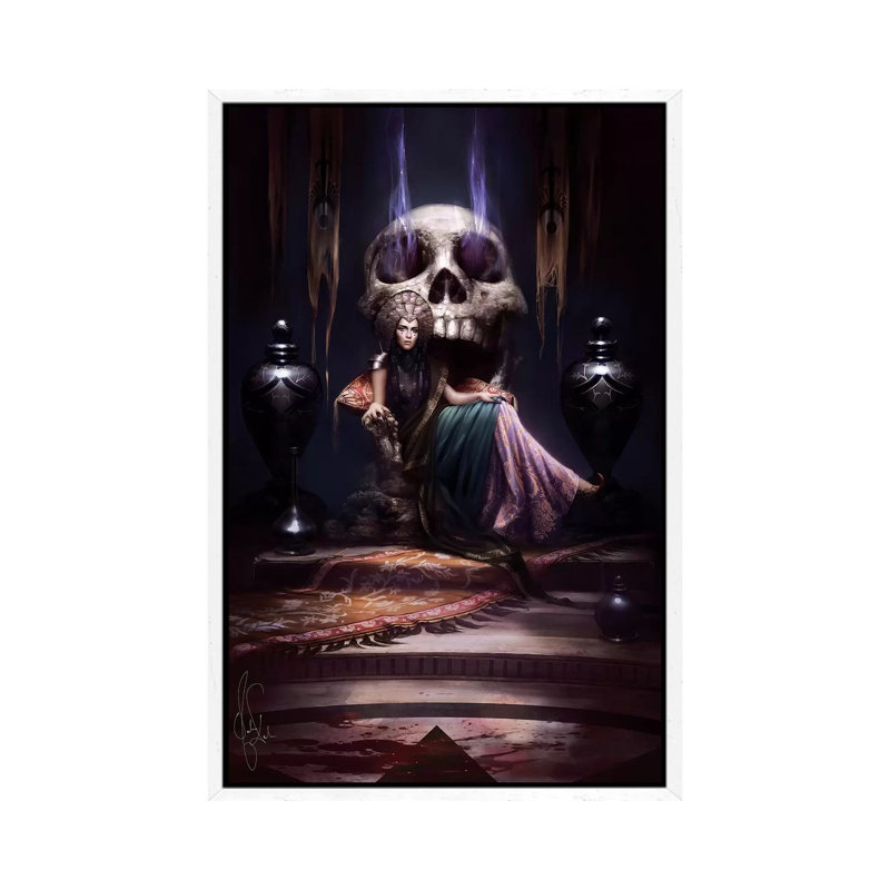 Throne by Melanie Delon - Print on Canvas, White Framed, 101.6 cm H x 66.04 cm W