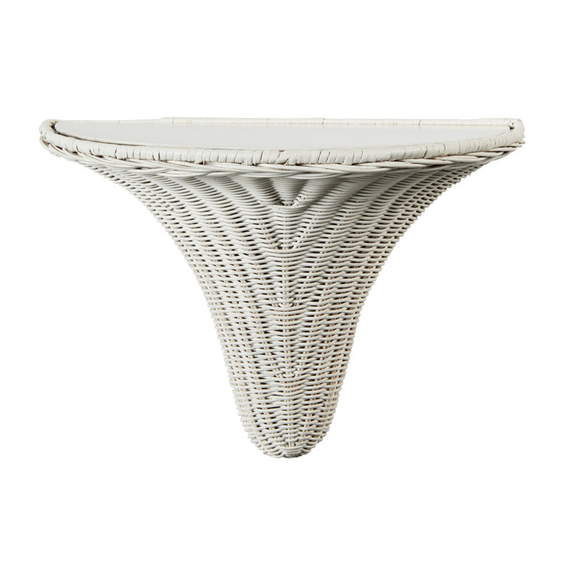 Amanda Lindroth Baytree Wicker Bracket, Tan