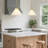 1-light 12'' Dimmable Antique Brass Modern Cone Pendant Light for Kitchen Island.Features Cloud Glass Shade.-1313278548
