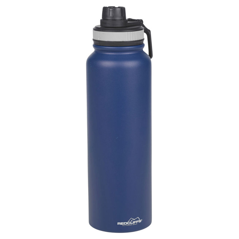 Ebern Designs Polcin 33.814ml Double Wall Insulated Stainless Steel Water Bottle, Blue