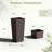 2-piece Premium Imitation Rattan Plastic Planters With Drainage Holes, Tall Planter Pots For Indoor & Outdoor Use-1342837611-1342837605