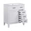 Armoire de meuble-lavabo 30 po avec lavabo et tiroirs, structure solide et panneau de fibres à densité moyenne