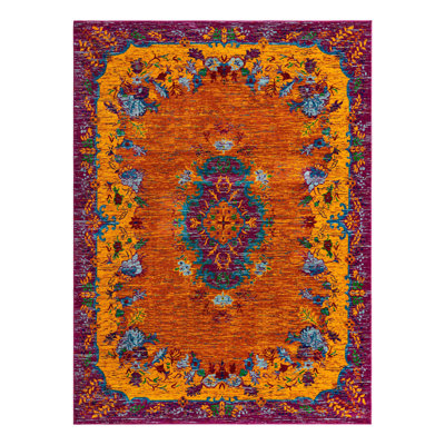Tapis orange Calypso Orange_Unique Loom