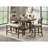 Light Oak Finish Counter Height Chairs Set of 2