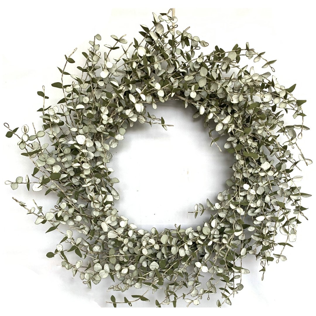 24" Spring Eucalyptus Front Door Wreath The Holiday Aisle®