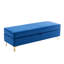 Banc de rangement en velours Mercer41-1948352724