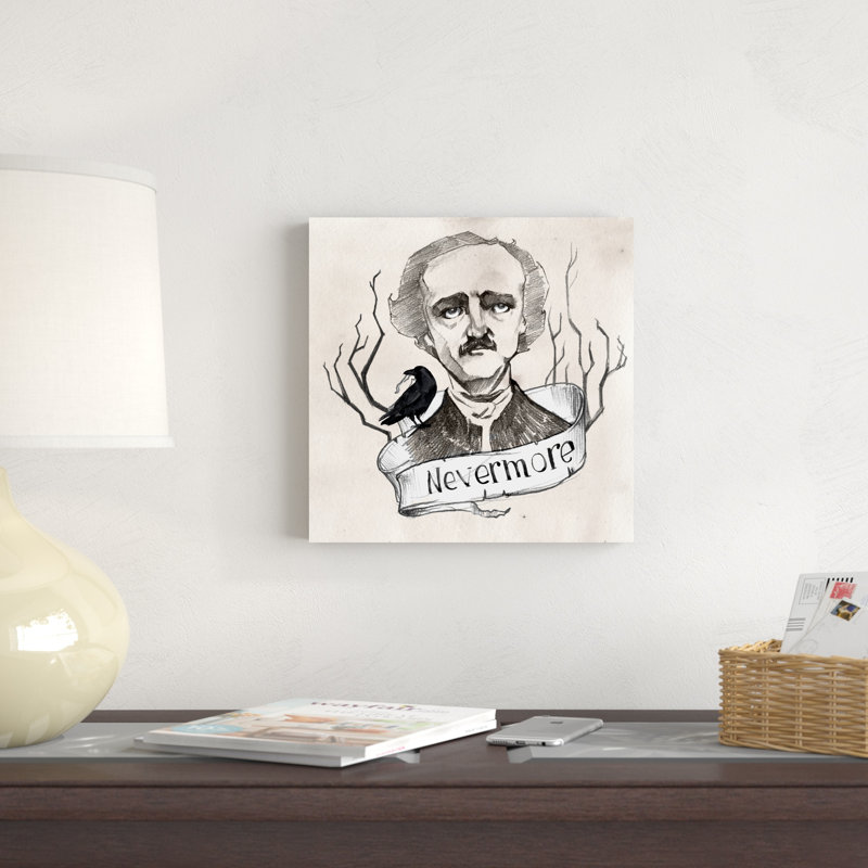 «Nevermore I» par Jennifer Paxton Parker - reproduction d'art sur toile tendue, H 12 po x l 12 po