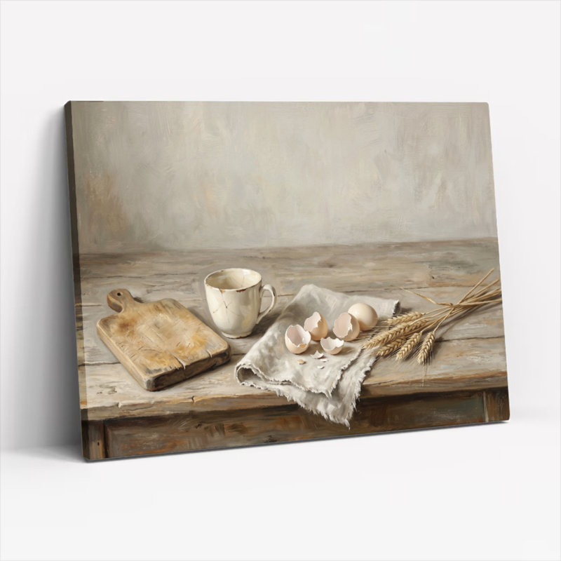 «Gallery Wrap», art mural sur toile pour le salon, la chambre à coucher, le bureau ou le vestibule - décoration murale décorative avec alambic rustique