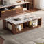 Table basse en marbre clair