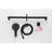 Matte Black Handheld Shower With 28-Inch Slide Bar And 59-Inch Hose, Stainless Steel, Material For Long-Term Use In Bathroom Black, Powerful Water Output A Clean Experience
