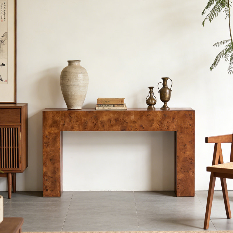 Console Mid-Century moderne, H 29,5 po x l 39,4 po x P 11,8 po