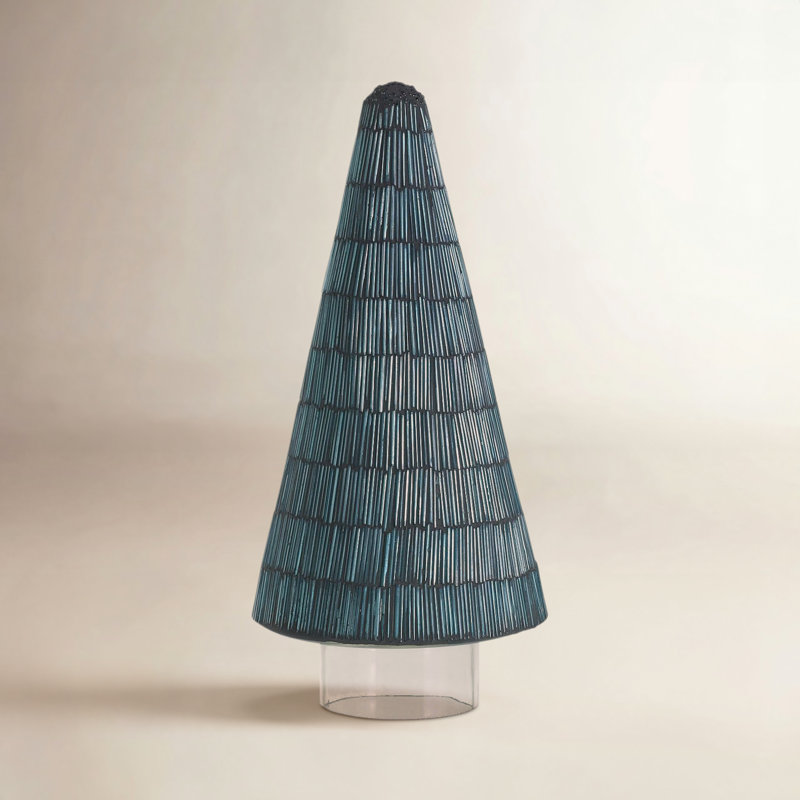 Arbre, H 12,25 po x l 5,75 po x P 5,75 po