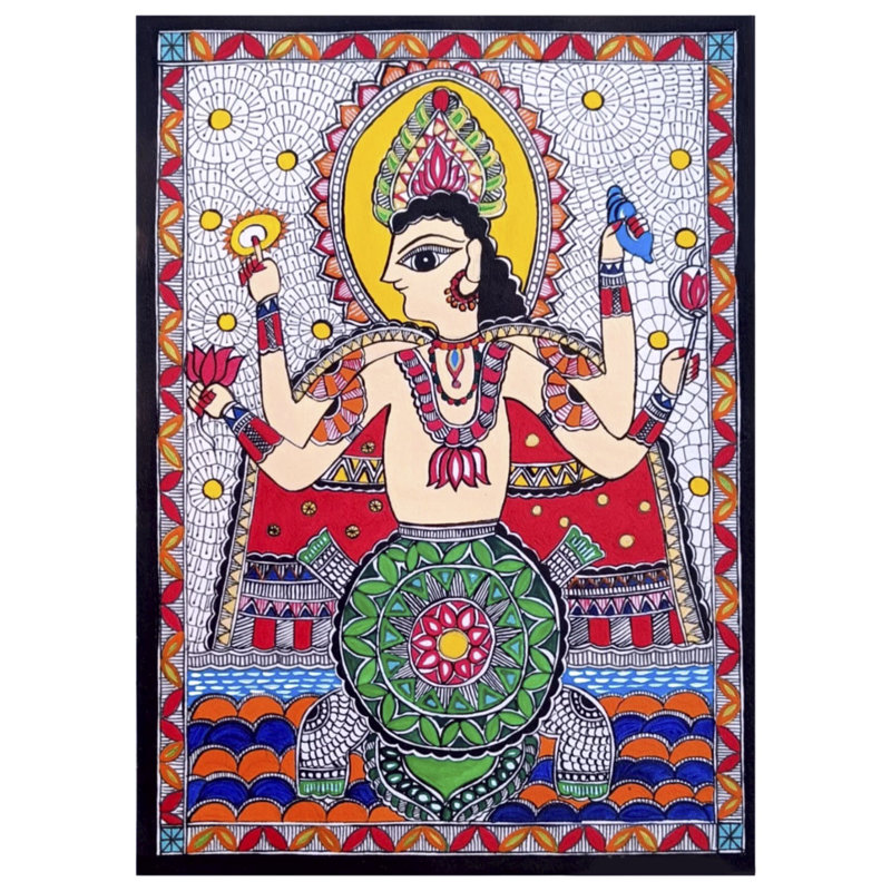 Avocat de Kourma - Vishnu | Acrylique sur toile | Par Muskan