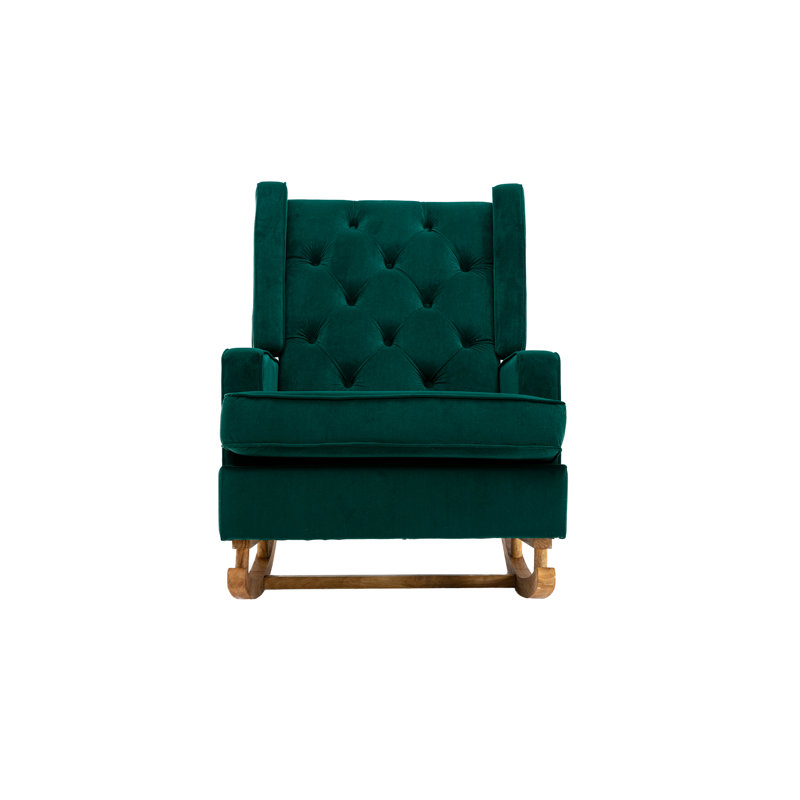 Chaise berçante d'intérieur, fauteuil d'appoint, fauteuil capitonné