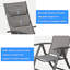 Ensemble de 2 chaises de patio pliantes