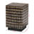 Yatim Square Decorative End Table with Bamboo Diamond Pattern