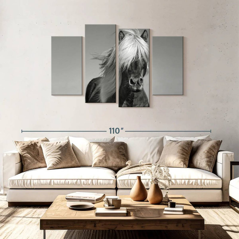 Brampt Pony, 48" H x 75" W
