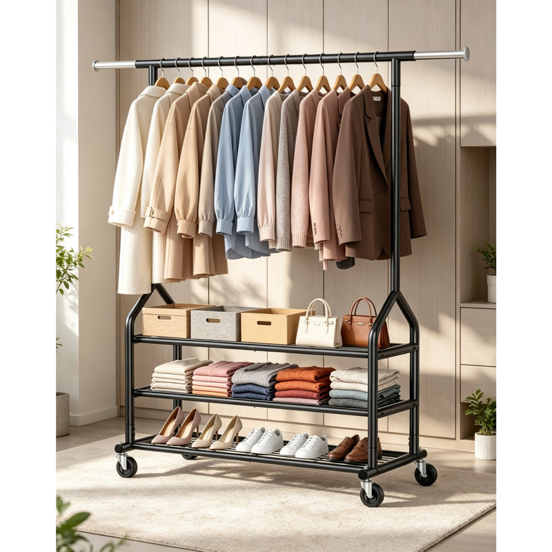 180cm Adjustable Portable Wardrobe
