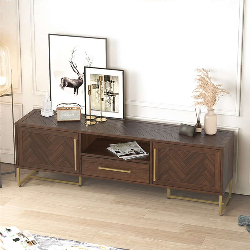 Petit meuble télé de style moderne, 86.61"