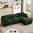3-Seater Comfy Cloud Couches with Movable Ottoman-1405754212
