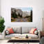 The Road To The Snowies Serene Abstract Contemporary Pine Forest Landscape Wall Art Print 1 Piece Wrapped Canvas Wall Art-1458098022