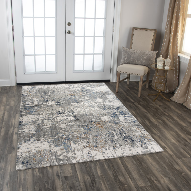 Nikson Abstract Indoor Rug, Rectangle 9' x 12'