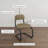 Amisco Flynn Upholstered Dining Chair With Metal Base-120546676