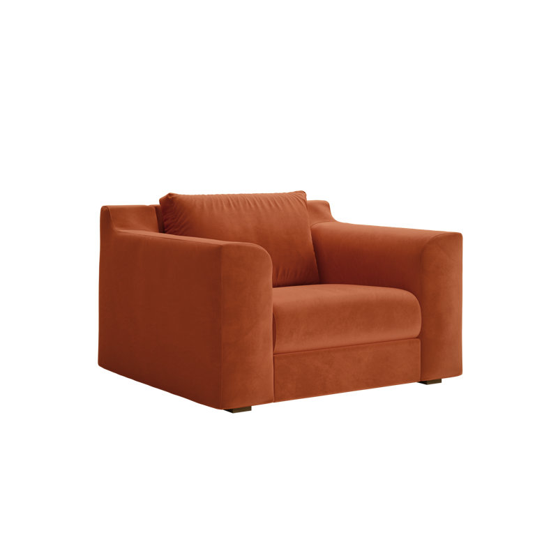 Chaise surélevée, Amber Recycled Velvet